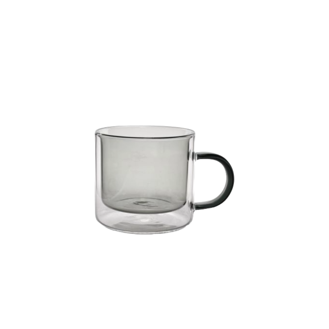 Tasse à thé double paroi Liv gris set/2 0.27L
