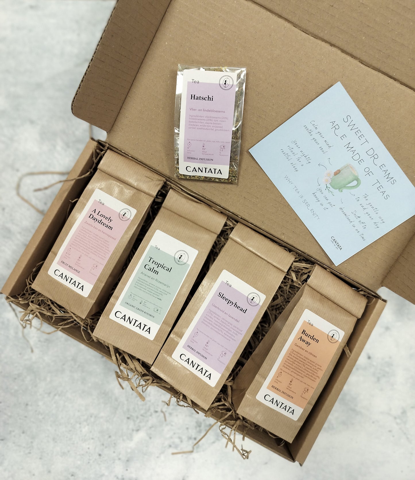 Sweet Dreams are made of Tea - coffret cadeau thé