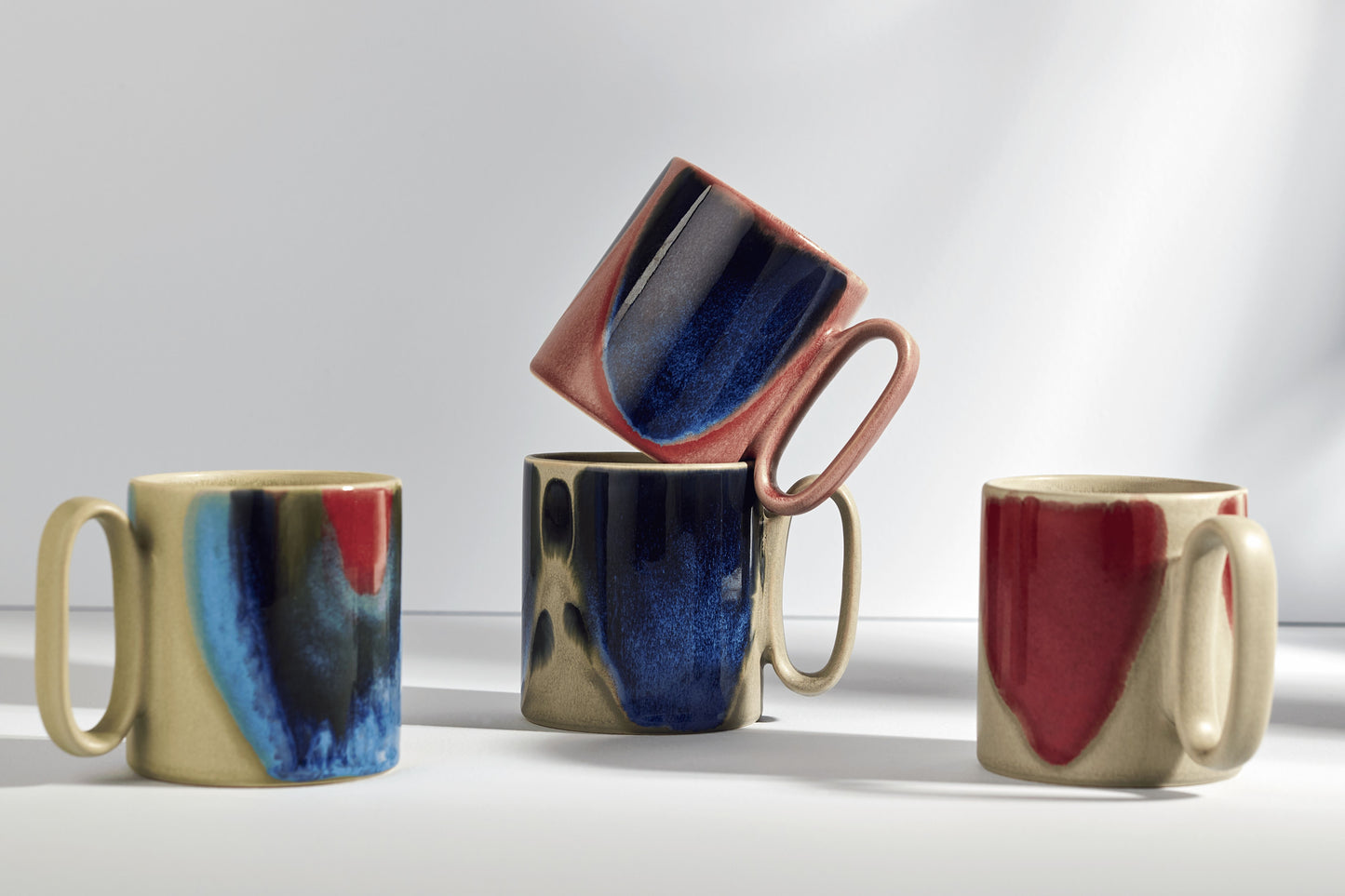 Tasse à thé Pink Blue Paint 0.39L