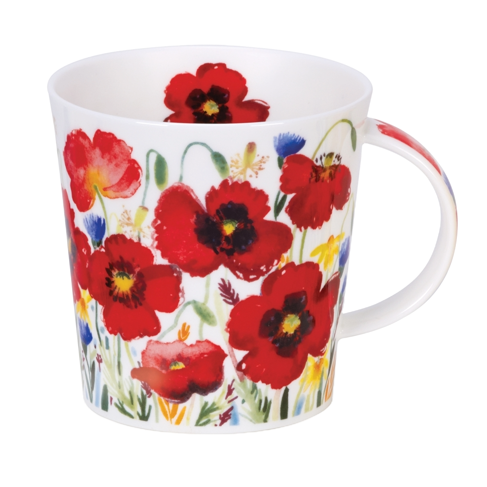 DUNOON Cairngorm theekop 0.48L Campagne Poppy